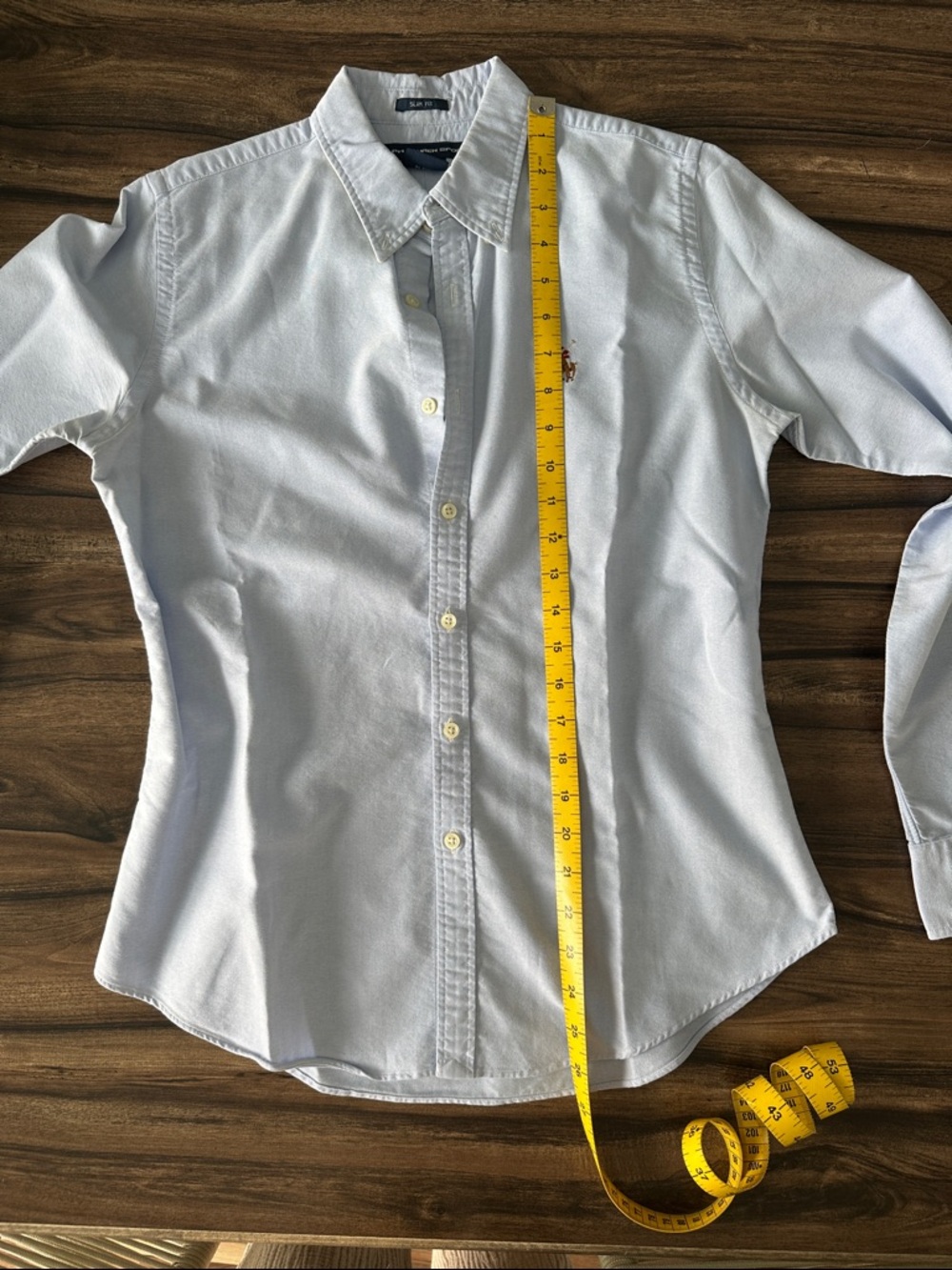 Ralph Lauren Light Blue Oxford Button-Down Shirt - Classic Polo Pony - Picture 5 of 5